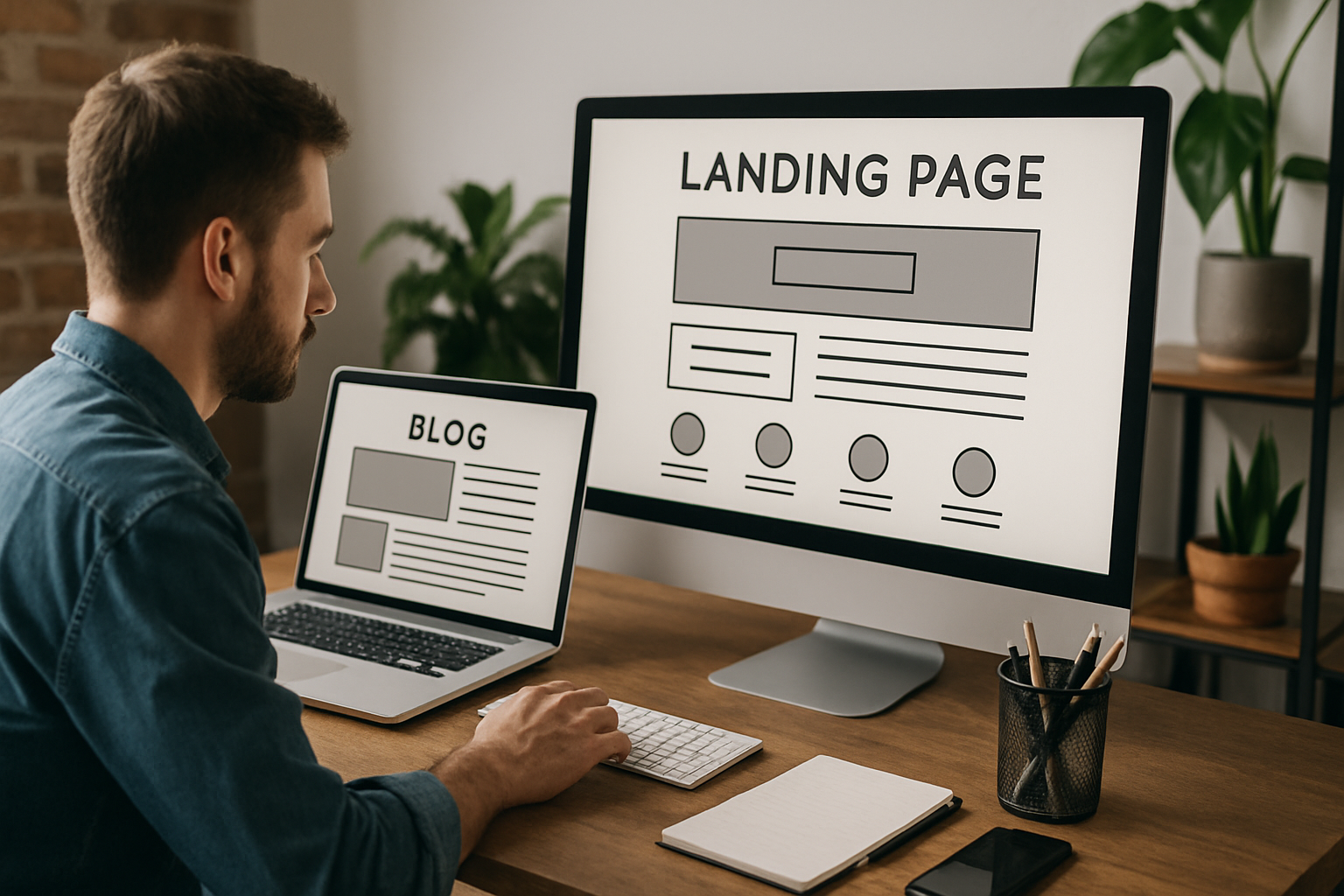 Wie Landingpages und Blogbeiträge als Themen-Cluster arbeiten