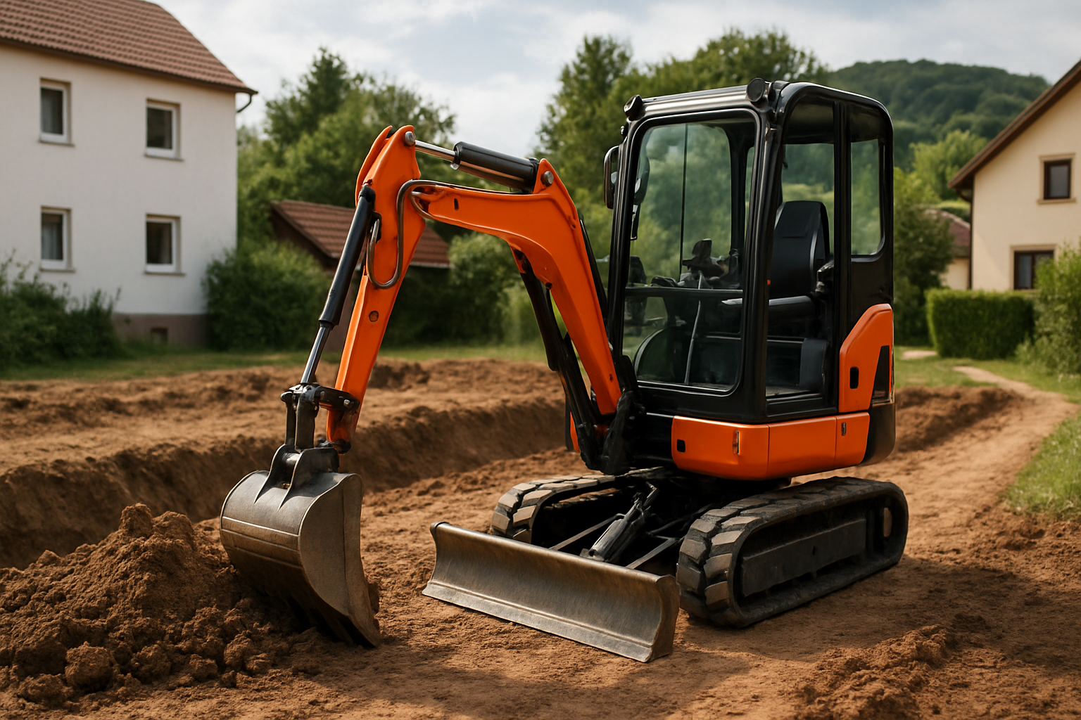Minibagger für Selbstmacher in Billigheim