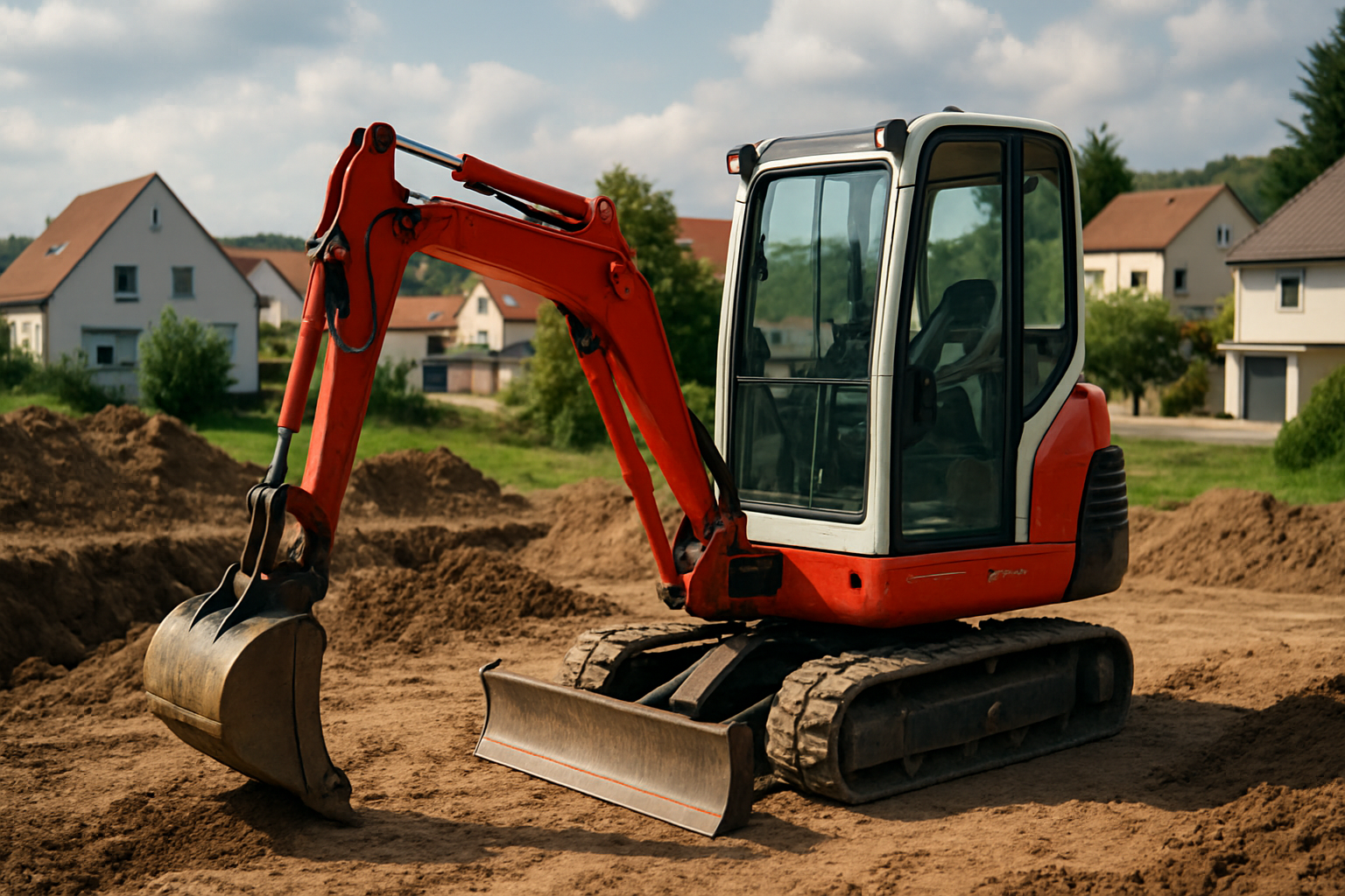 Minibagger mieten in Fahrenbach